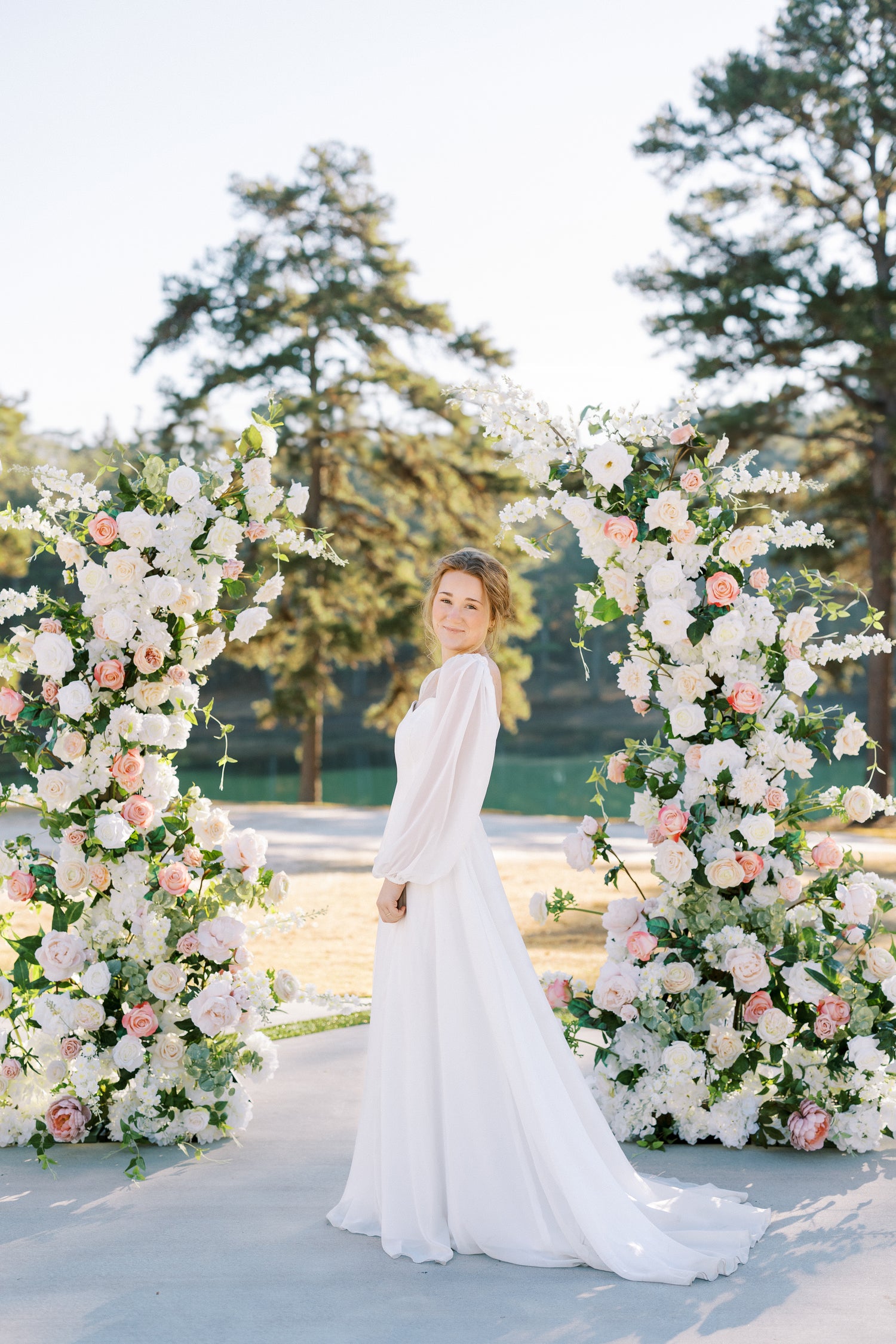 The Chanel Floral Arch Pillars