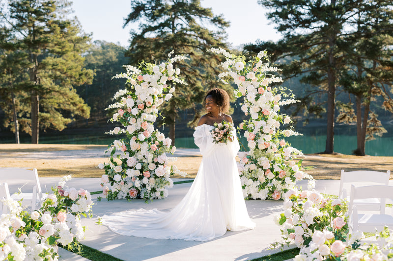 The Chanel Floral Arch Pillars