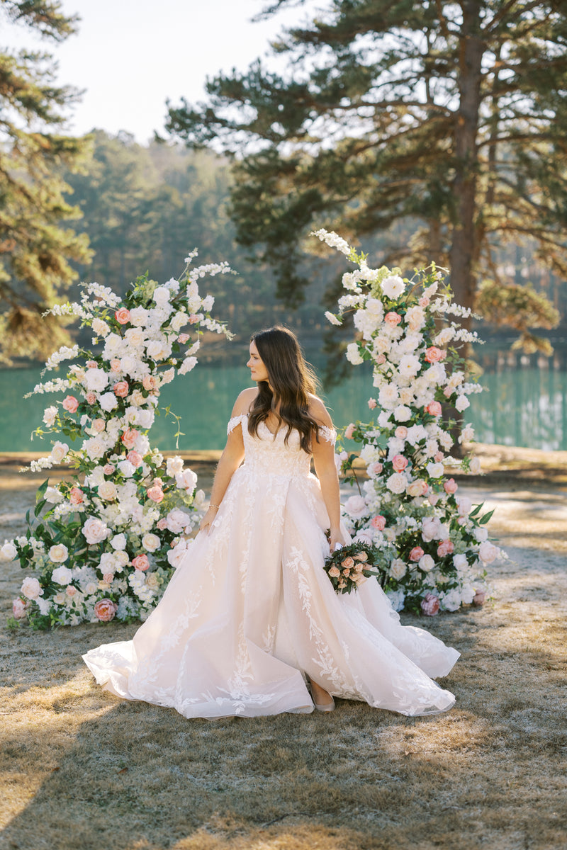 The Chanel Floral Arch Pillars