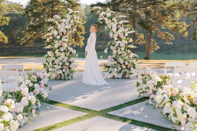 The Chanel Floral Arch Pillars