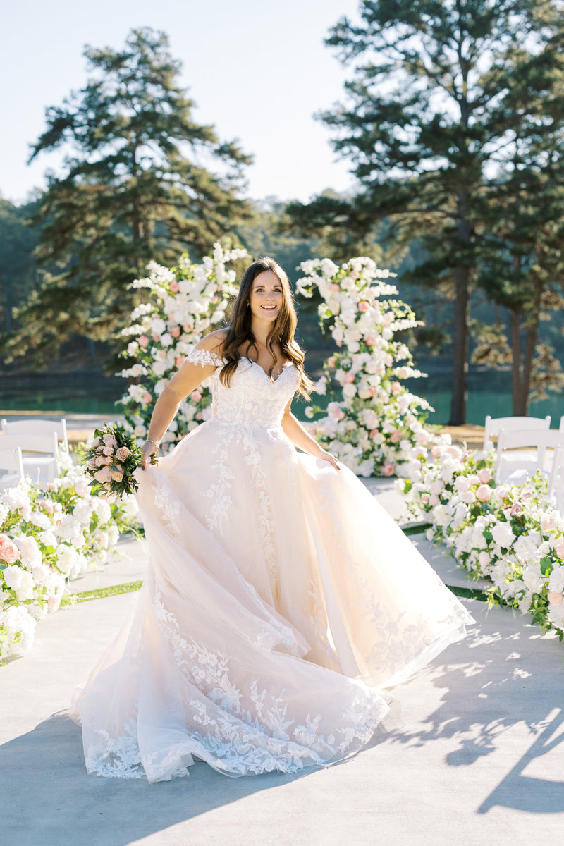 The Chanel Floral Arch Pillars